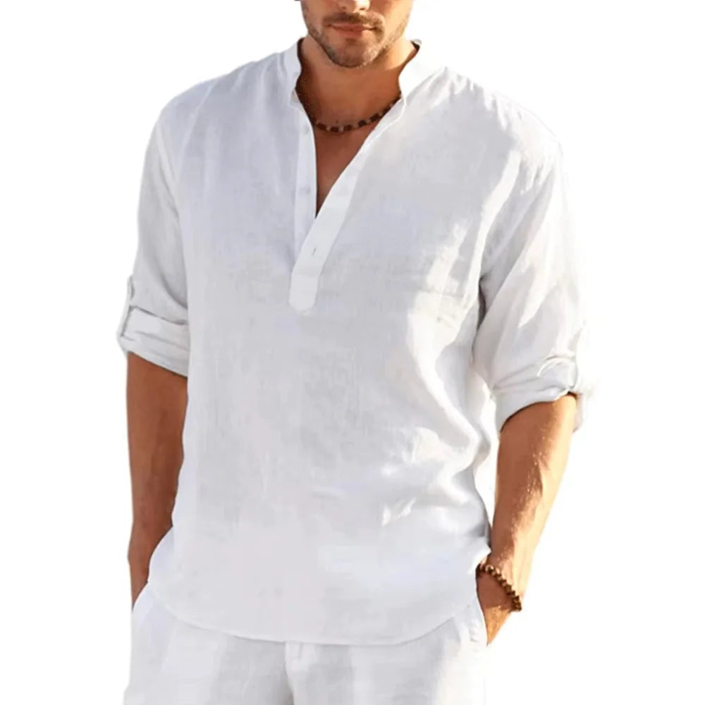 Camisa de Linho Capri - DapperMan
