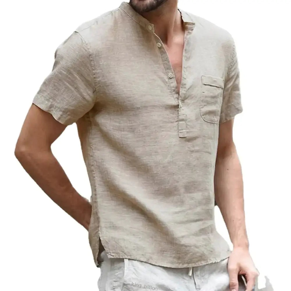Camisa de Linho Valiano - DapperMan