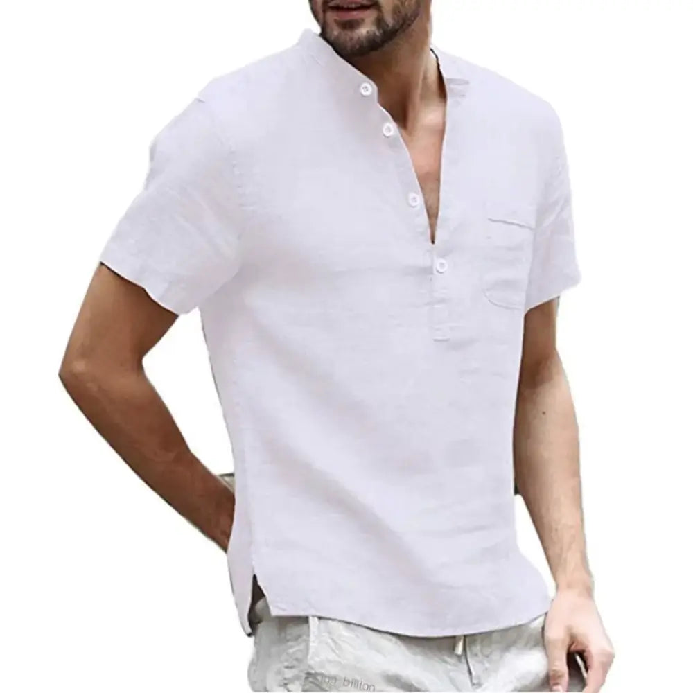 Camisa de Linho Valiano - DapperMan