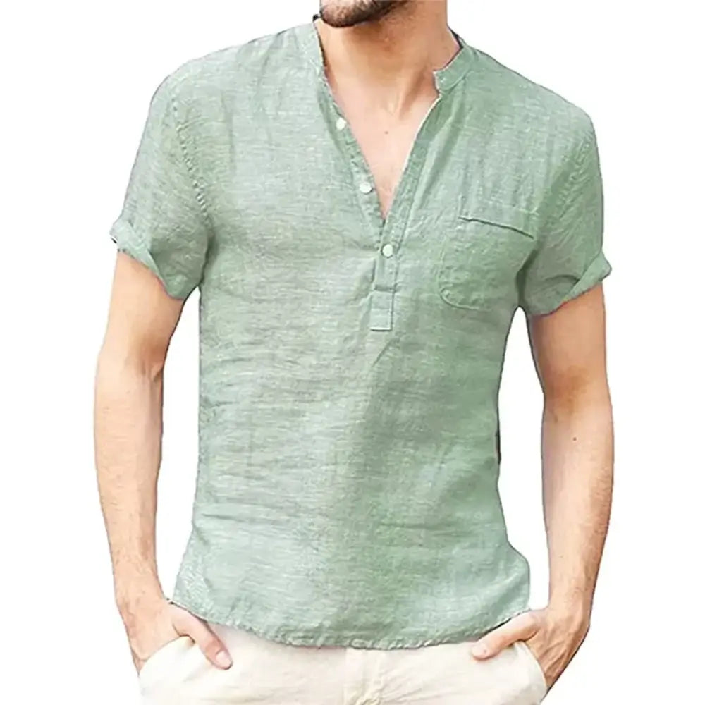 Camisa de Linho Valiano - DapperMan