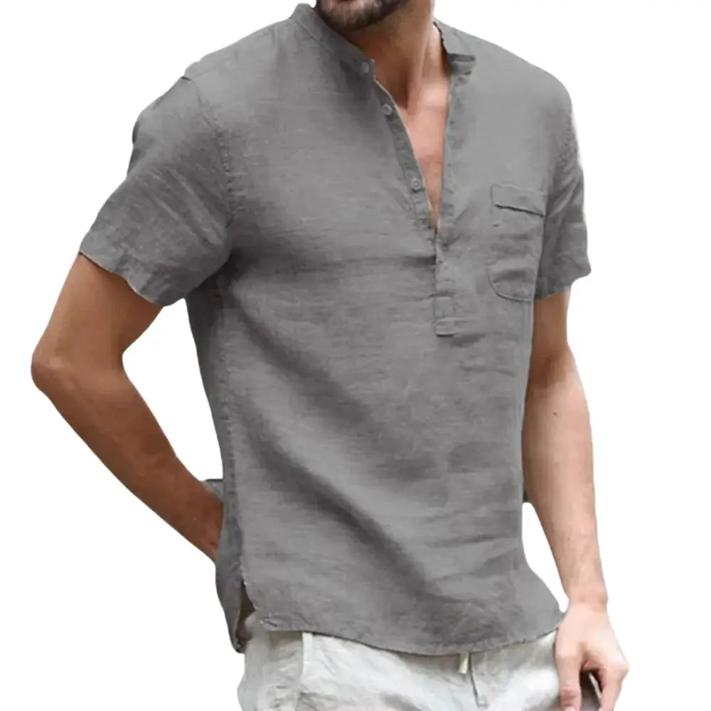 Camisa de Linho Valiano - DapperMan