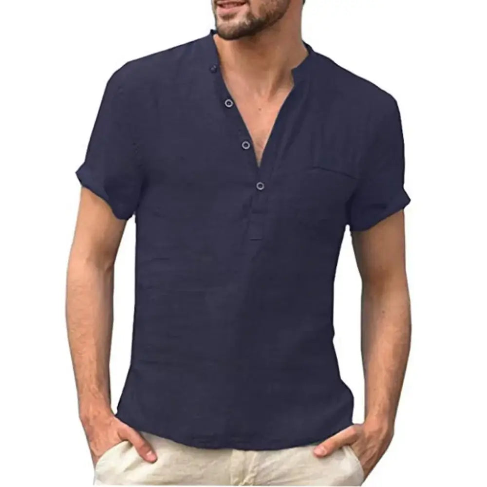 Camisa de Linho Valiano - DapperMan