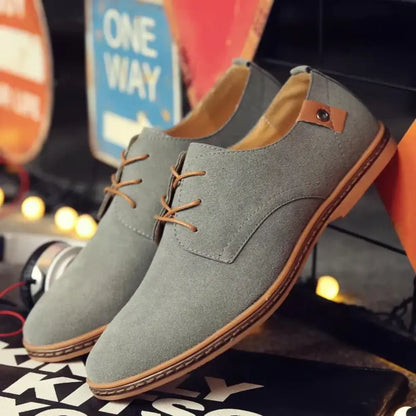 Mocassim de Camurça Oxford - DapperMan 